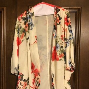 Floral cardigan! Size small!